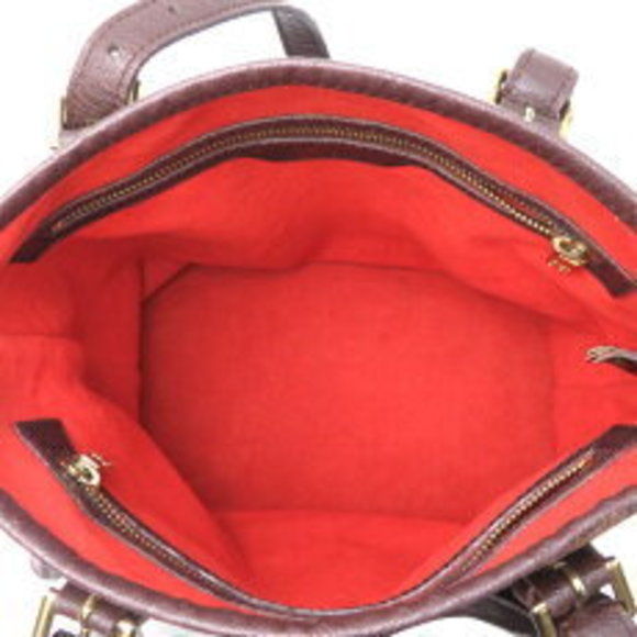 Louis Vuitton Mare Bucket Pouch Tote Bag Damier Ebene Brown - Picture 6 of 9